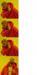 Drake Hotline Bling 3:1 Meme Template