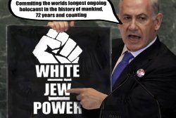 White Jew Power Meme Template