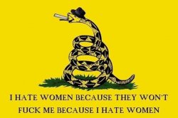 Incel Gadsden flag Meme Template