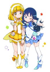 Erika Kurumi the Cure Marine and Yayoi Kise the Cure Peace Meme Template