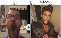 Average Fan Vs Enjoyer Meme Template - Meme Templates