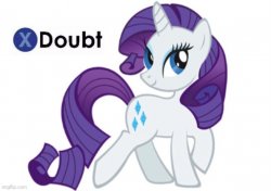 X doubt rarity Meme Template