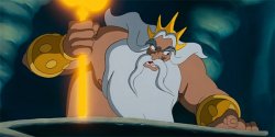 Angry King Triton Meme Template