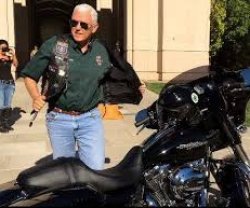 pence getting on the back of MOTHERS harley Meme Template