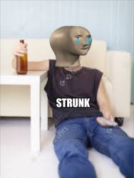 STRUNK MAN Meme Template