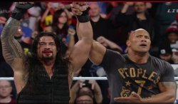 Roman Reigns with The Rock Meme Template