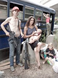 Awkward Family Photo Hillbilly Redneck White Trash Meme Template