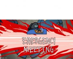 emergency meeting among us(black crew mate) Meme Template