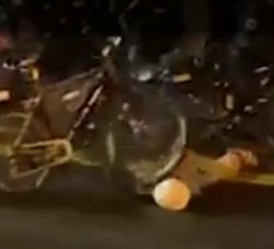 seattle bike cop run over antifa head Meme Template