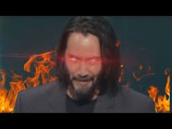 Keanu Reeves 100% power Meme Template
