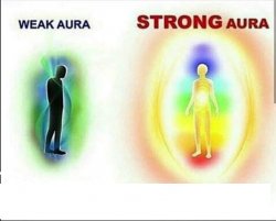 weak aura vs strong aura Meme Template