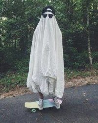 ghost skater Meme Template