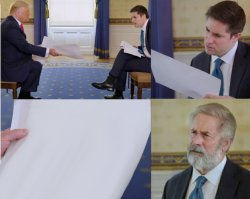 Trump interview makes you feel old Meme Template