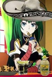 Anime com chapéu mexicano (Si) Meme Template