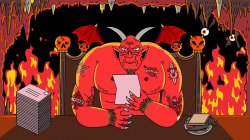 Dear Satan Meme Template