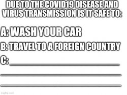 Coronavirus Sarcastic Question Meme Template