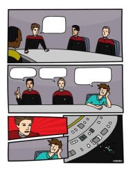 Star Trek Voyager Board Meeting Meme Template