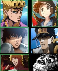 Jojo Impotser template Meme Template