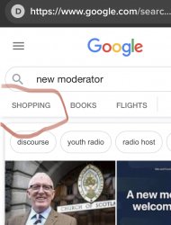 Google shopping Moderator Meme Template