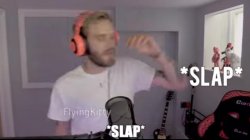 Pewdiepie slaps a chair Meme Template