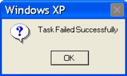 Task Failed Successfully (New Windows XP Meme) Meme Template