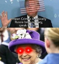 Crimea Russian English Meme Template
