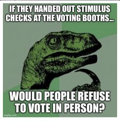 Stimulus vote Meme Template