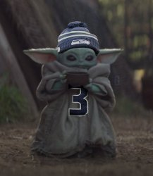 Seahawks Baby Yoda Meme Template