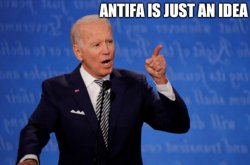 Biden Antifa Meme Template