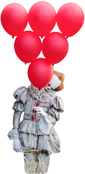 It Pennywise Balloons Meme Template