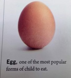 Egg one of the most popular forms of child to eat Meme Template