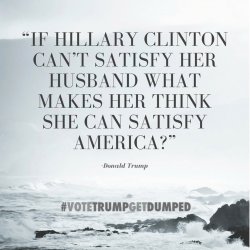 Hillary Clinton can't satisfy her husband Meme Template