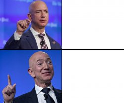 Jeff Bezos (Drake format) Meme Template