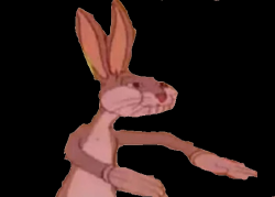 Communist bugs bunny (transparent) Meme Template