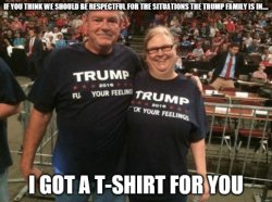 Trump t-shirt f your feelings Meme Template