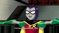 Raven Likes Weaing Robin's Mask Meme Template