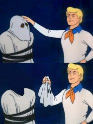 Scooby Doo Mask Reveal Meme Template