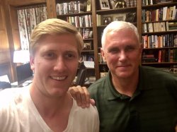 Two White Suprmacists: Pence and another White Supremacist Meme Template