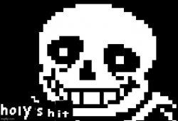 sans holy shit Meme Template