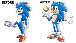 Teen Sonic (Fixed) Meme Template