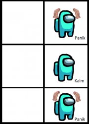 Among Us Panik Kalm Panik Meme Template