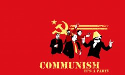 Communism it's a party Meme Template