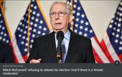 McConnell female moderator Meme Template