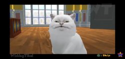 Cat from stuart little PS2 Meme Template