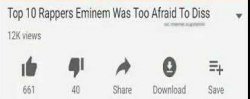 Top 10 Rappers Eminem Was Too Afraid To Diss Meme Template