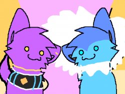 Me When I Have A Fever Dream About Kawaii Beerus & Vaporeon Meme Template