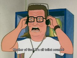 Hank Hill it's all toilet sounds Meme Template