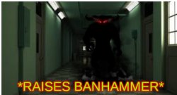 Banhammer Shadow Demon Meme Template