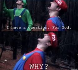 I have a question. For God. WHY? Meme Template