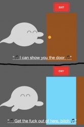 I can show you the door Meme Template